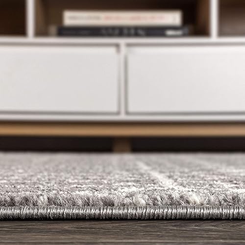 Miniatura 4 de JONATHAN Y MOH209B-5 Izil - Alfombra marroquí Beni Souk para interiores de granja, estilo bohemio, minimalista, geométrico, fácil de limpiar, para