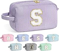 Vista 72 de YOOLIFE Estuche de Maquillaje con Inicial - Regalos de Cumpleaños para Mujeres, Niñas, Mamá, Hija, Amigas, Hermana, Profesora, Regalos de Propuesta