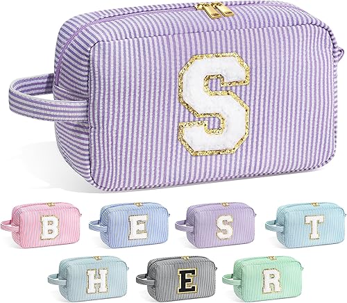 Miniatura 72 de YOOLIFE Estuche de Maquillaje con Inicial - Regalos de Cumpleaños para Mujeres, Niñas, Mamá, Hija, Amigas, Hermana, Profesora, Regalos de Propuesta