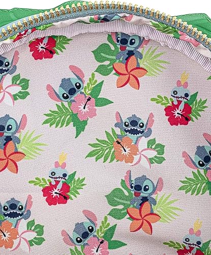 Miniatura 5 de Loungefly Disney Stitch Luau Cosplay - Bolso de hombro con doble correa para mujer, Multi, Cosplay