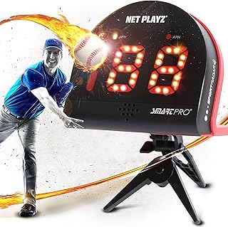 NetPlayz Baseball Radars, Speed Sensors Training Equipment (Hands-Free Radar Guns, Pitching Speed Guns