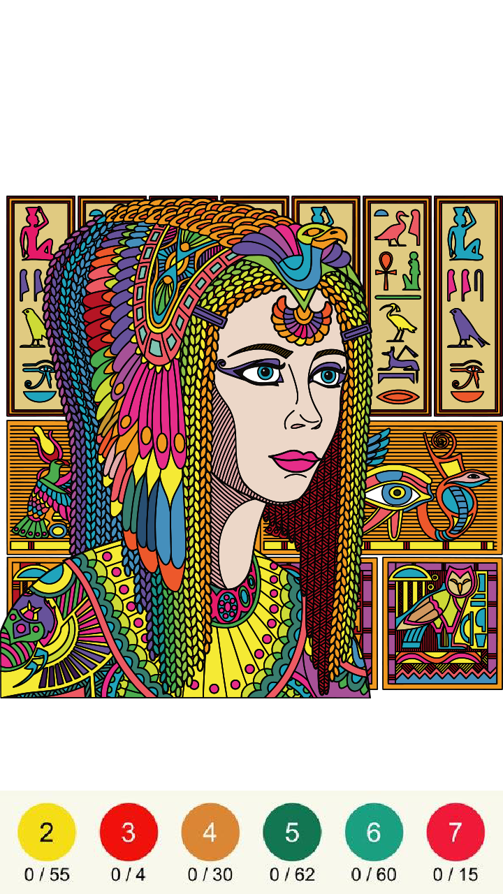 Paint By Number Happy Paint Color By Number App on Amazon Appstore