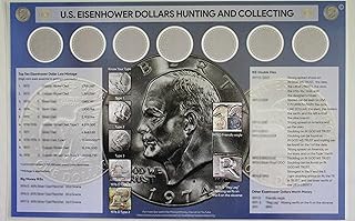 U.S. Eisenhower Dollar Hunting and Collecting Coin Sorting Mat