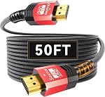 8K Certifié HDMI 2.1 câble 3 FT,48Gbps Ultra Cordon de jeu tressé haute vitesse,Support 10K 8K@60Hz 4K@120Hz/144Hz DTS:X HDCP 2.2 et 2.3 eARC HDR10 VRR Compatible pour RTX 5090/PS5/Xbox X/S/TV