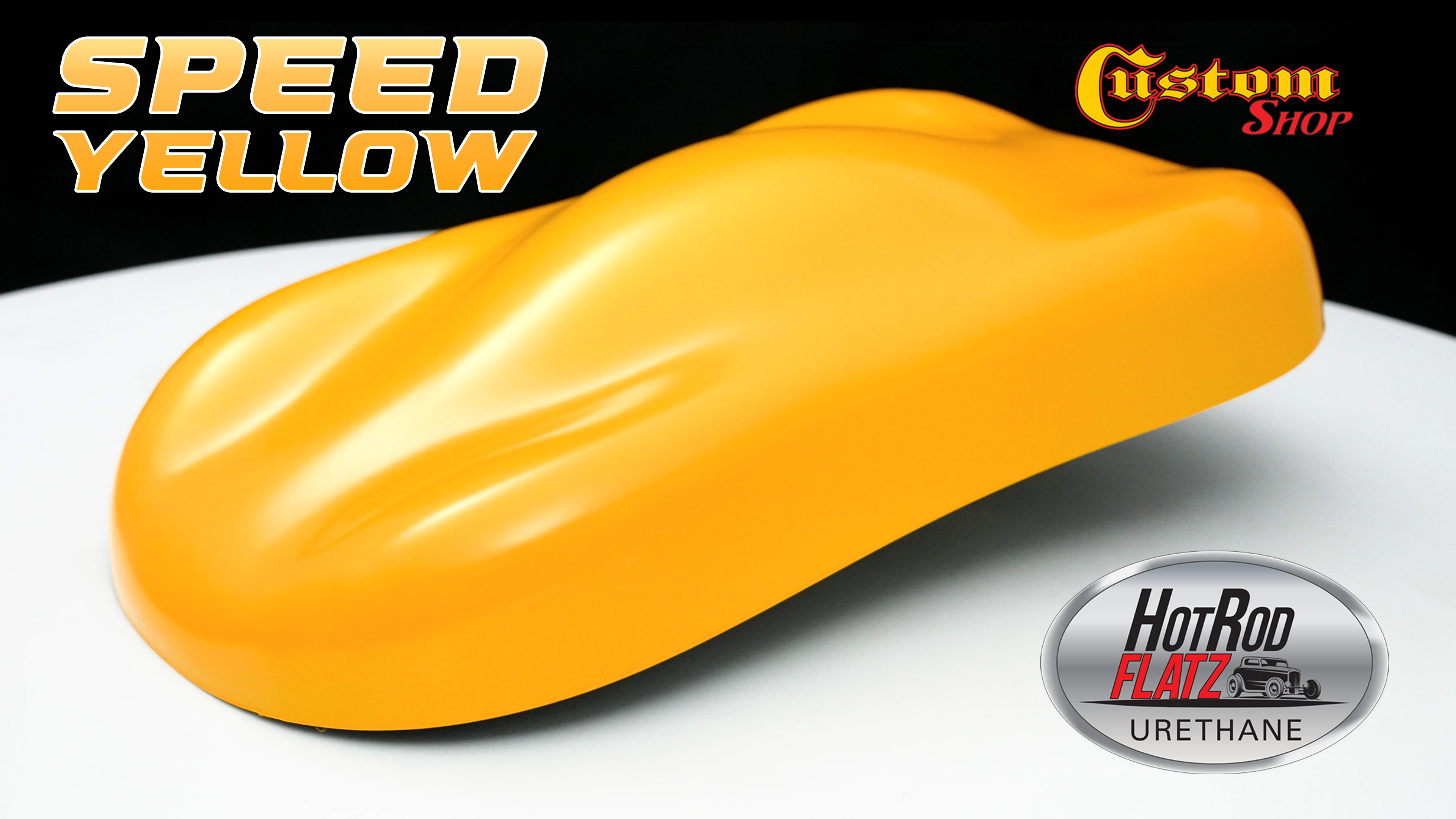 Amazon.com: Custom Shop - Speed Yellow - Hot Rod Flatz Flat Matte