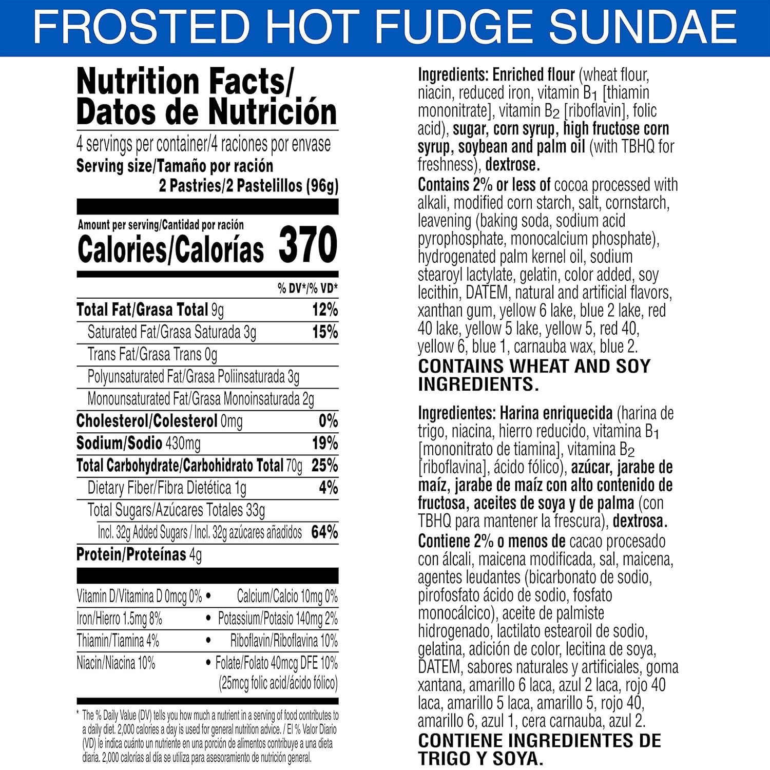 Pop-Tarts, Breakfast Toaster Pastries, Frosted Hot Fudge Sundae, Proudly Baked in the USA, Value Pack, 13.5oz Box (Pack of 8)