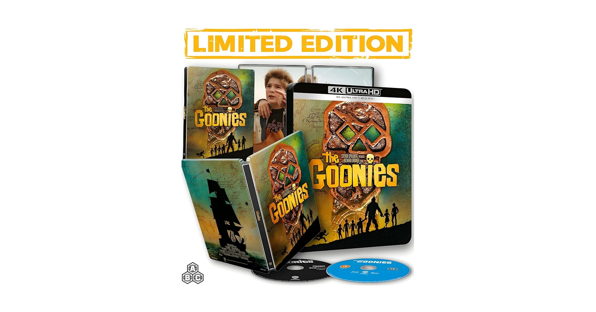グーニーズ スチールブック Amazon.com: The Goonies (Limited Edition) SteelBook [4K UHD + Blu