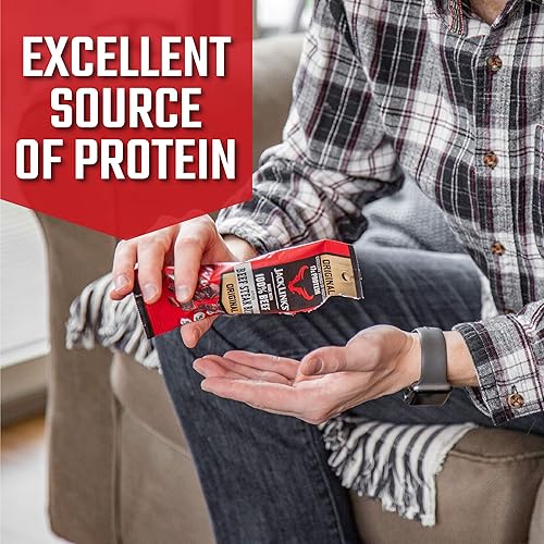 Miniatura 2 de Jack Links Bocadillos de carne de res sabor original aperitivo de carne poppable para llevar 060oz de proteína y 100 calorías hecho con carne de res