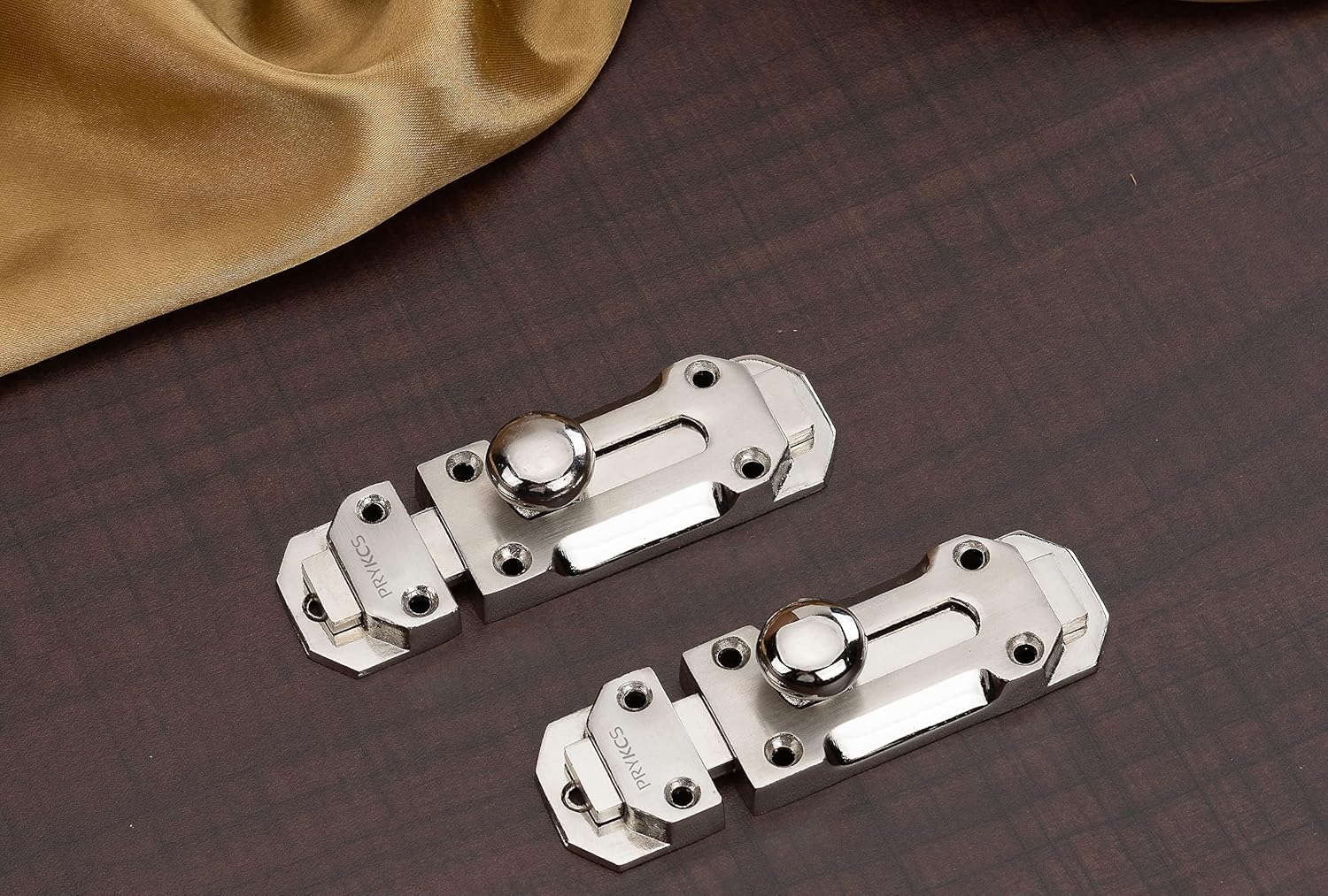 PRYKCS Zinc Long Latch Bathroom Latch Tower Bolt 4" Window Latch