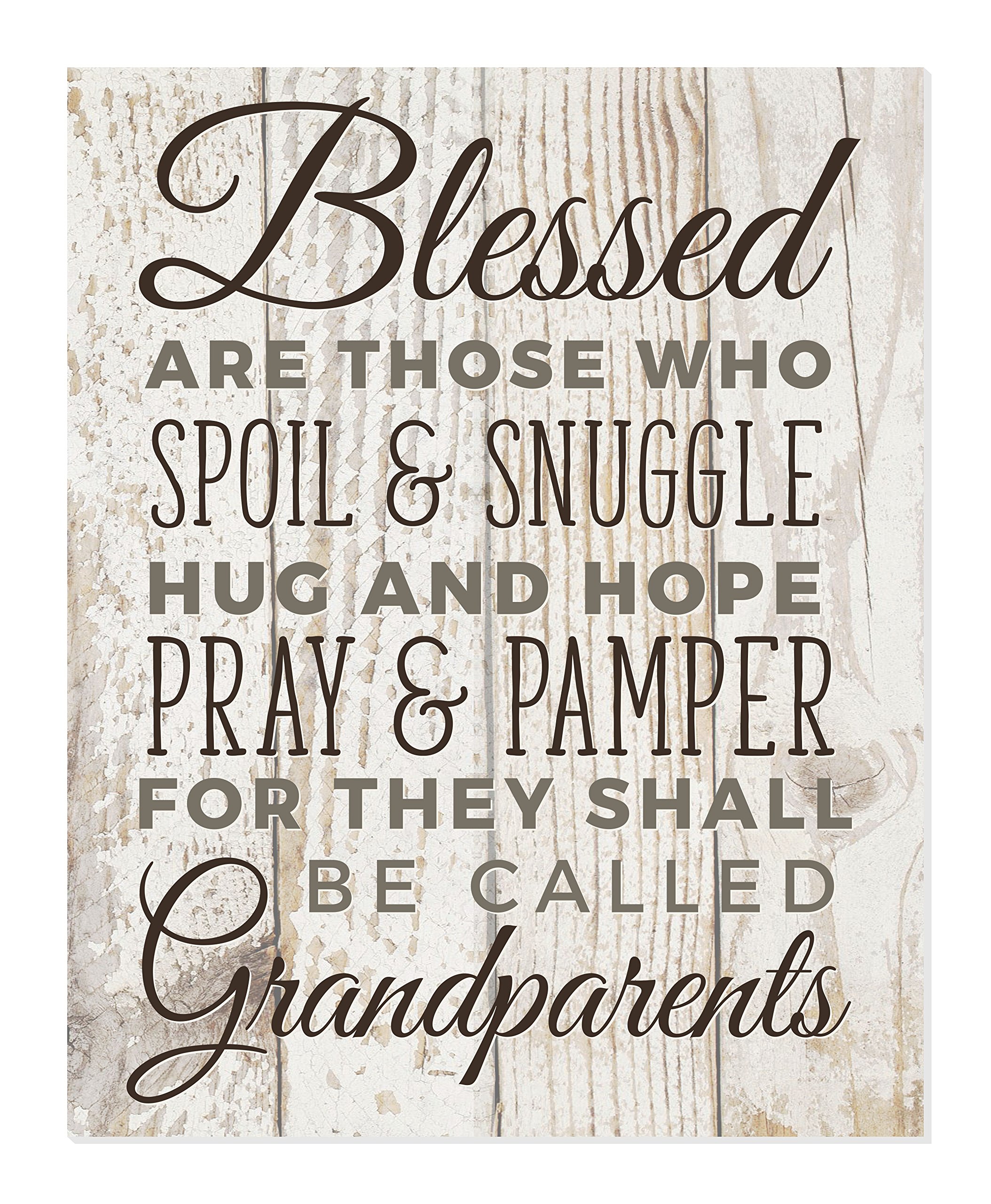 MRC Wood Products Blessed Are Those Who Spoil And Snuggle Grandparents Wall Sign (12x15)