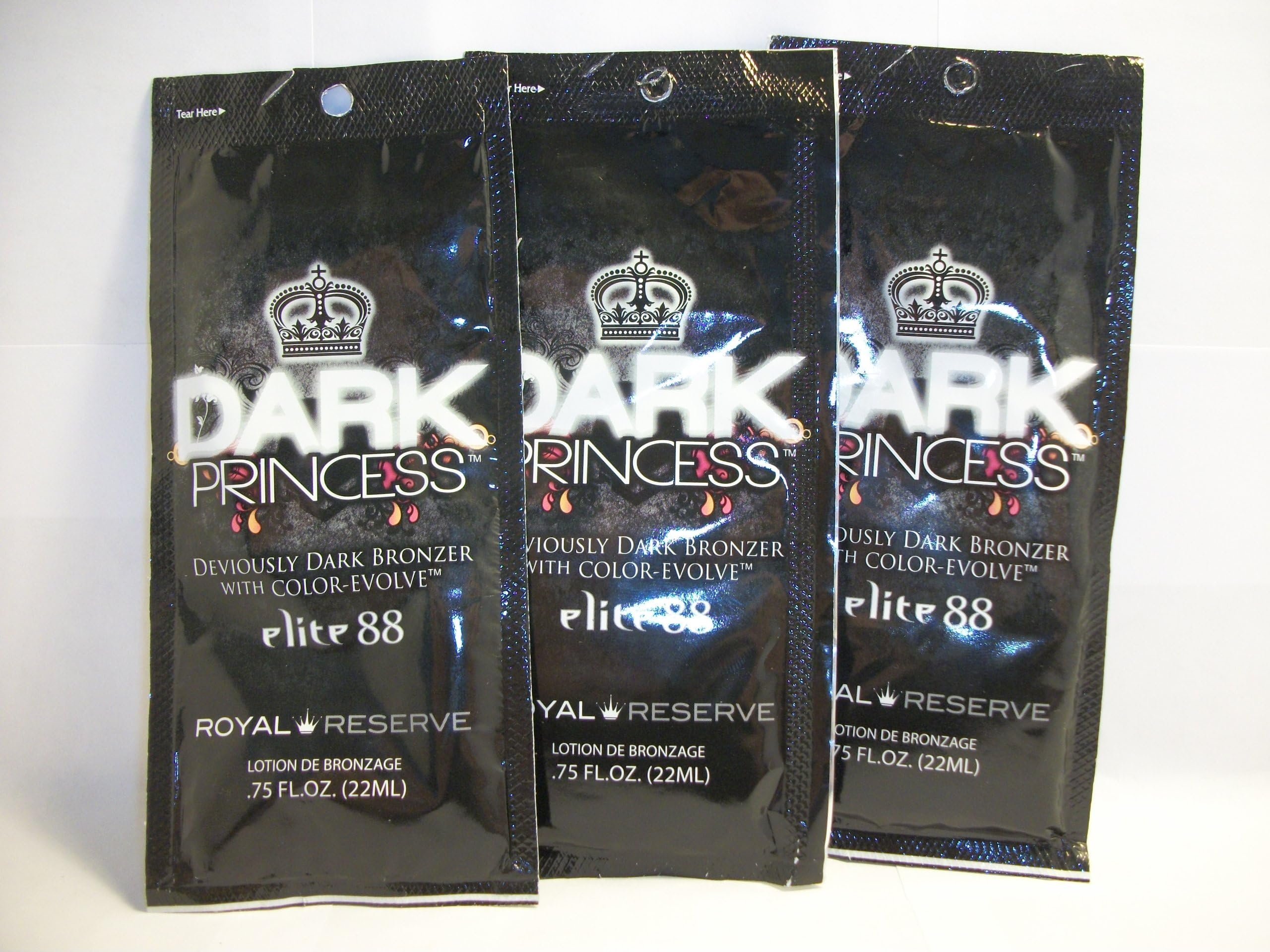 3 packets Dark Princess Royal Reserve w/Color Evolve 88xBronzer