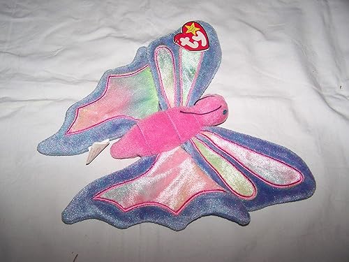 Miniatura 3 de TY Beanie Babies - Gorro con purpurina de mariposa color rosa y periwinkle