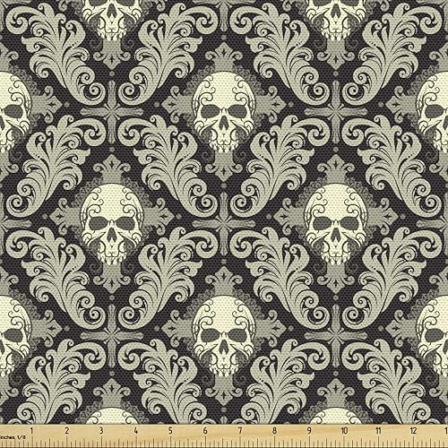 Lunarable - Tela multicolor con estampado digital por yarda.