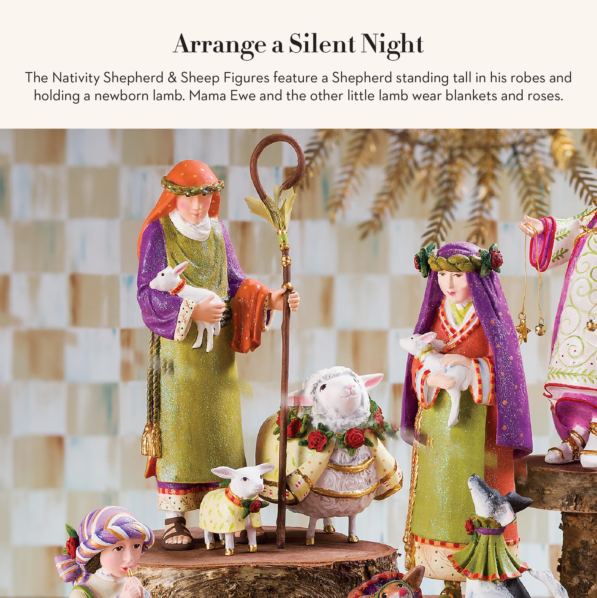 Amazon.com: MACKENZIE-CHILDS Patience Brewster Nativity Figurine