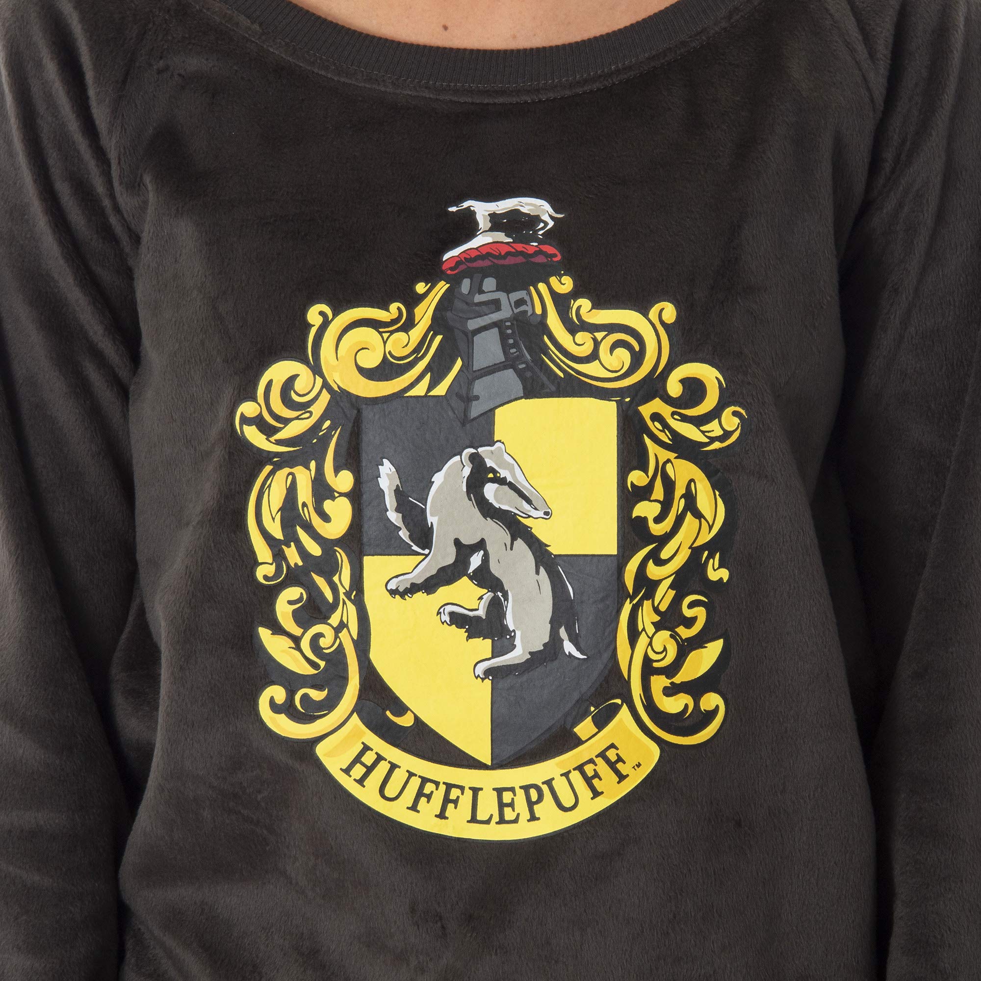 Pigiama Ufficiale Harry Potter Per Ragazze – Jogger Set Con Stemma Serpeverde (Slytherin) – Verde E Argento – Taglia LG