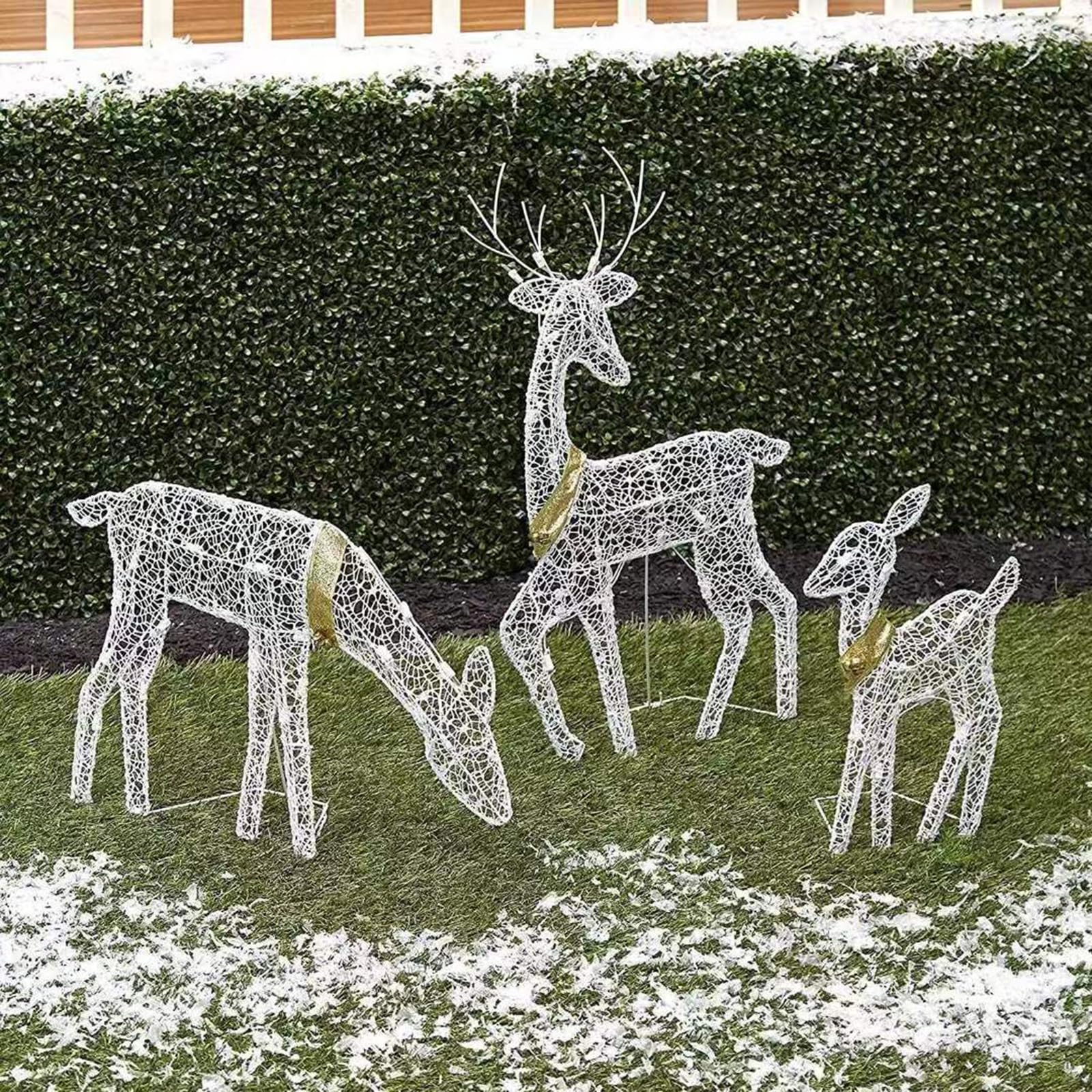 Luci a LED a forma di cervo, renne luminose, decorazioni natalizie per esterni, per cortile, giardino, prato, feste, piccole, medie e grandi, decorazioni natalizie per il