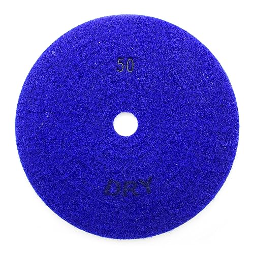 Miniatura 55 de Almohadillas de pulido de piedra seca/hormigón de alto rendimiento de 5 ", altura de segmento de 0.059 in, estilo de panal, grano 3000