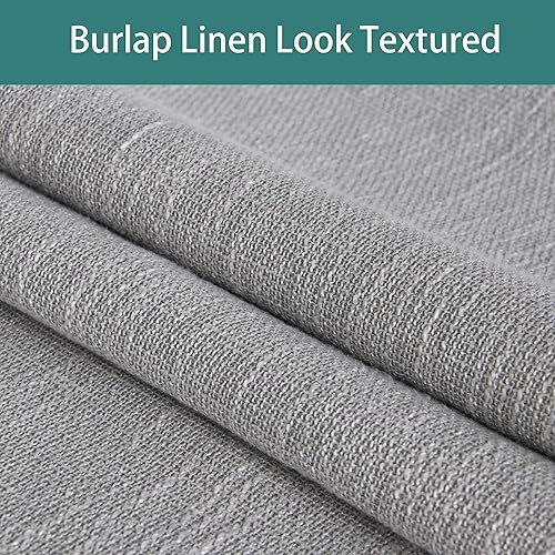 Miniatura 5 de LORDTEX - Cortinas opacas con textura de lino y arpillera