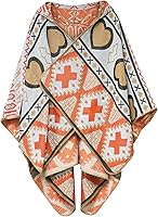 Vista 8 de Uyuni Poncho con volantes estilo chal bohemio para mujer, holgado, vintage