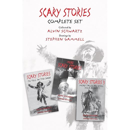 Scary Stories Complete Set: Scary Stories to Tell in the Dark, More Scary Stories to Tell in the Dark, and Scary Stories 3