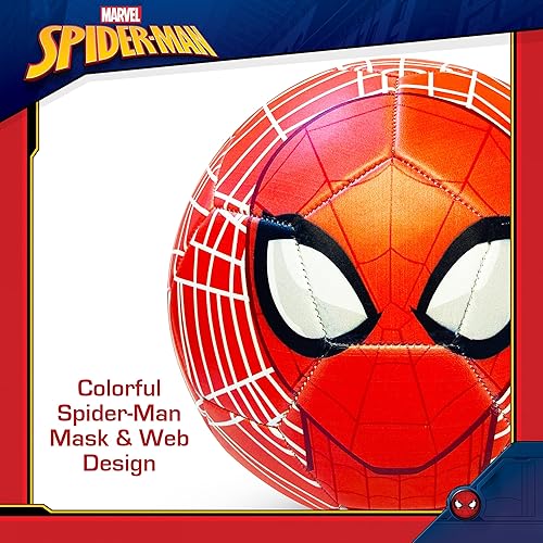Miniatura 3 de Capelli Sport Marvel Spider-Man Kids Soccer Ball, Officially Licensed Youth Indoor Outdoor Soccer Ball, Size 3 and 5