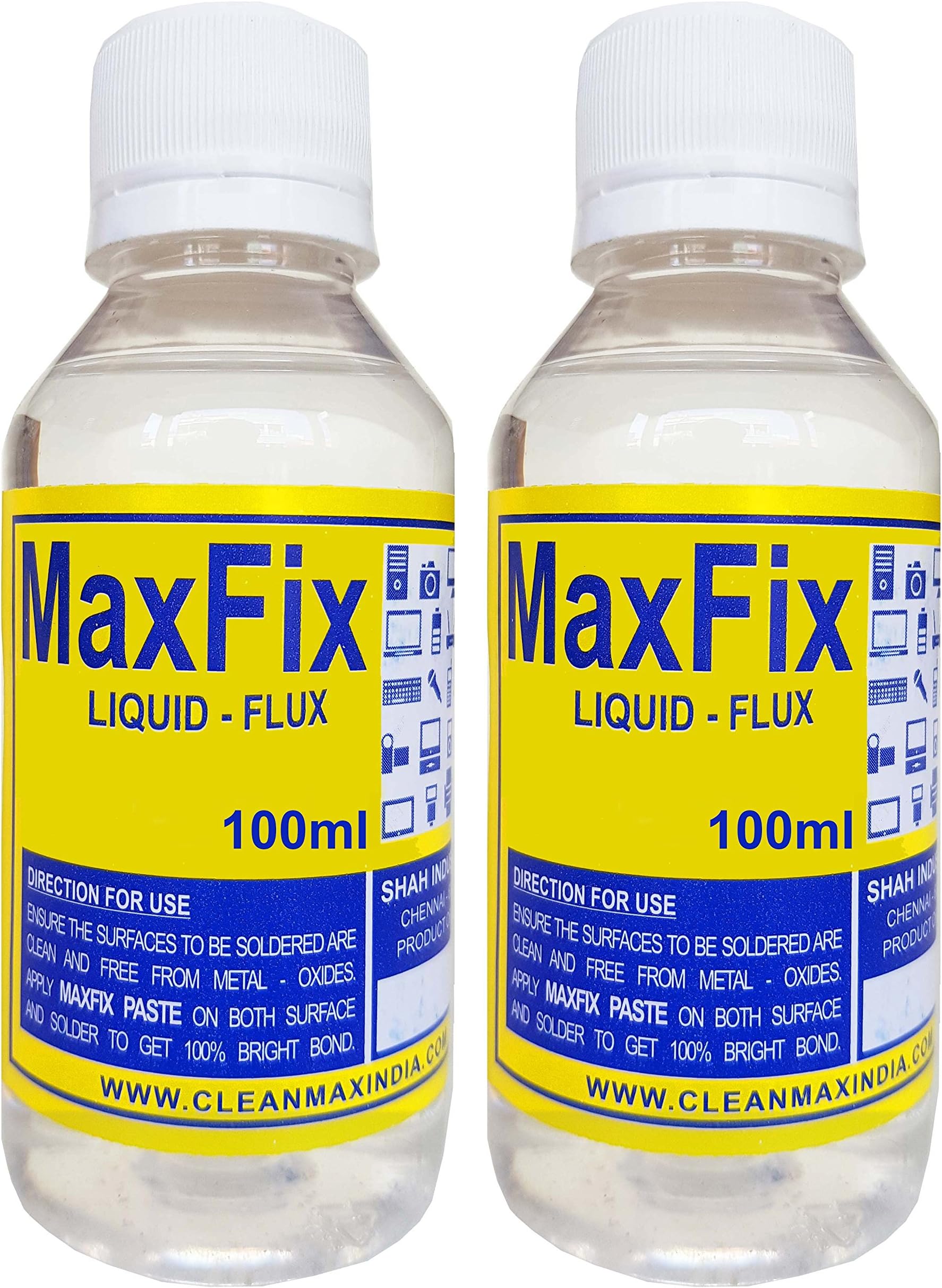 CLEANMAX Maxfix Liquid Flux (Pack Of 2) -- 100ml