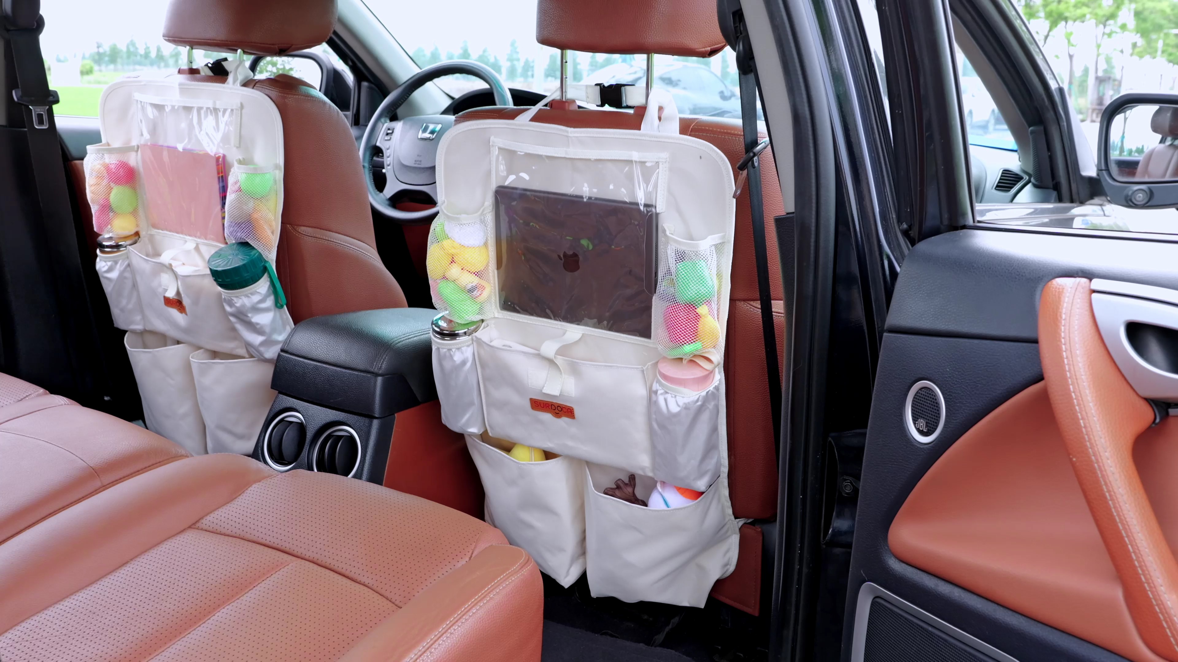 SURDOCA Organiseur De Rangement De Voiture Grande Capacité Pour