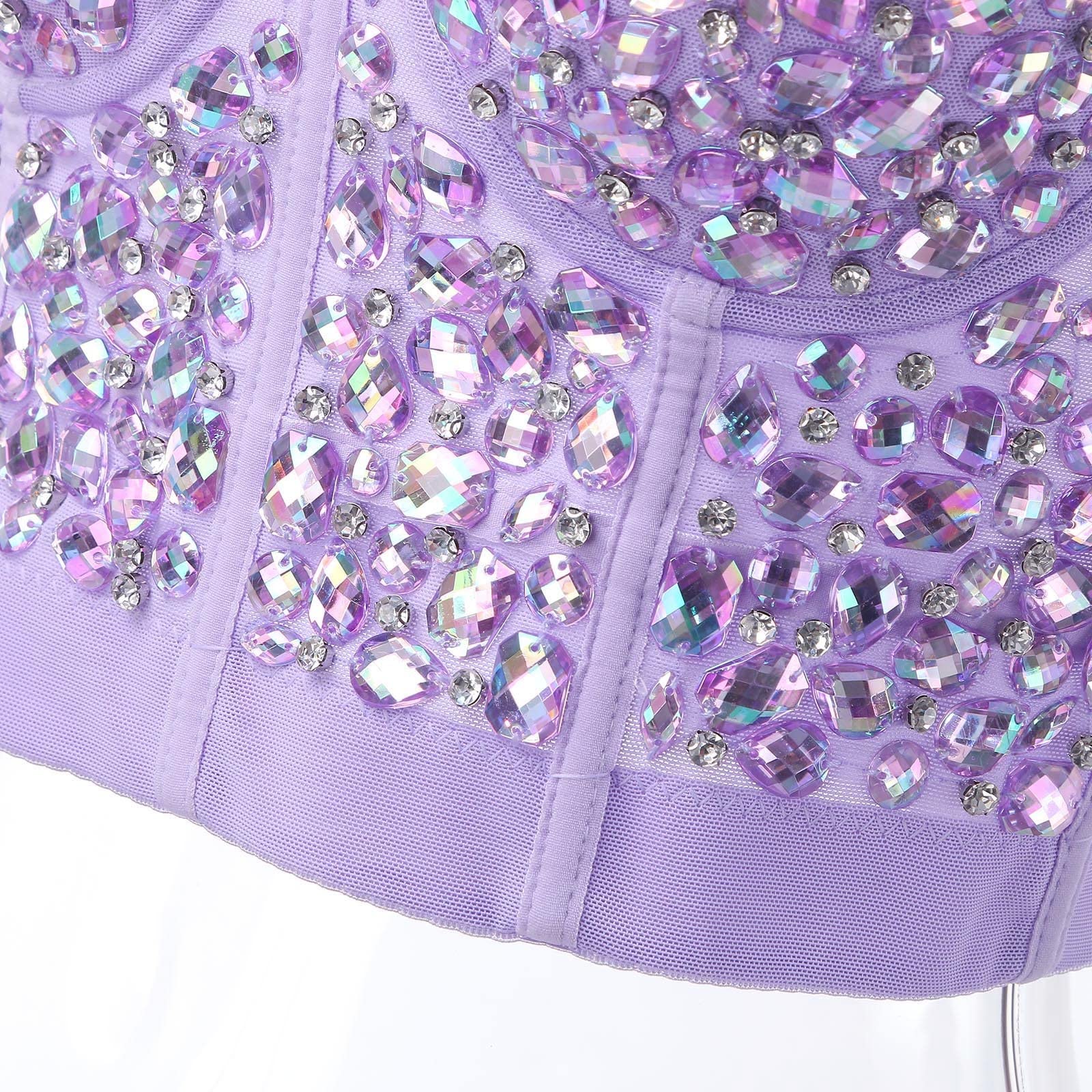 Donne Primavera Strass Lucido Senza Maniche 2026 Camicette Crop Club Estate Casual Uscire Canotte Paillettes Strappy Cami Strap Glitter Sparkly Cropped Party Camisole Spaghetti Cinghie
