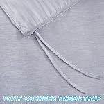 EXQ Home Weighted Blanket Cover 60x80 -Queen Size Premium Soft for Weighted Blanket with Zipper,Machine Washable Duvet Cover (Grey,Duvet Cover Only)