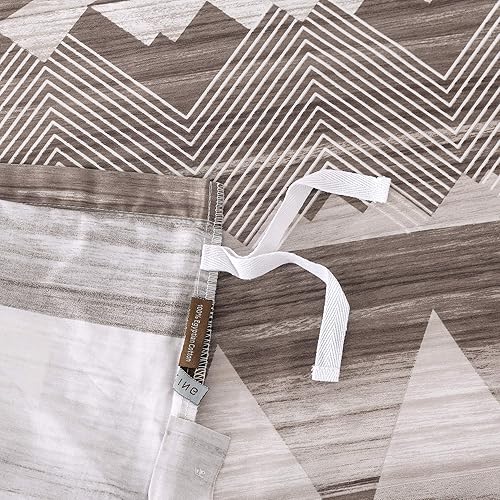 Miniatura 10 de Moderna funda de edredón geoazteca a rayas, étnica, bohemio, suroeste, nativo, navajo, tribal, diamante, vector, 400 hilos, juego de ropa de cama de