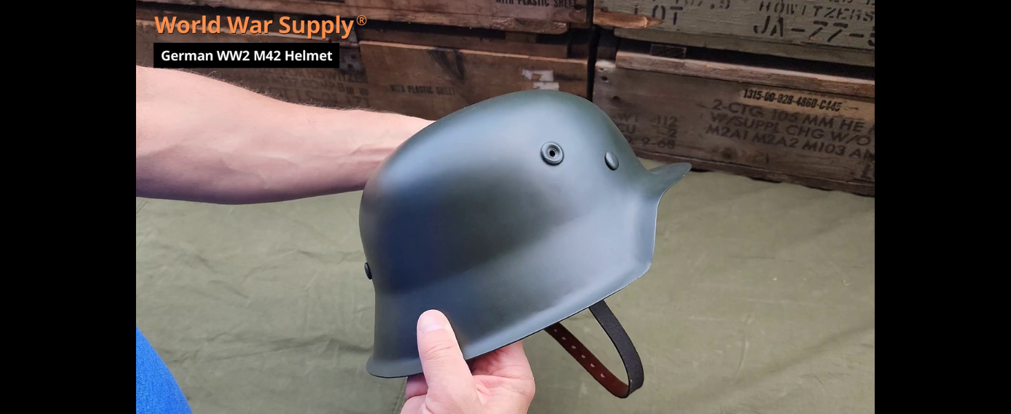 Amazon.com : German WW2 WEHRMACHT M1942 M42 Helmet Stahlhelm