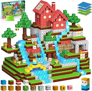 iKidiki Magnetische Bausteine Blöcke 100 Stück, Geschenk Junge Mädchen 3 4 5 6 Jahre Magnete Kinder Spielzeug ab 3-6 Jahre Jungen STEM Magnetspiel Magnetic Building Blocks