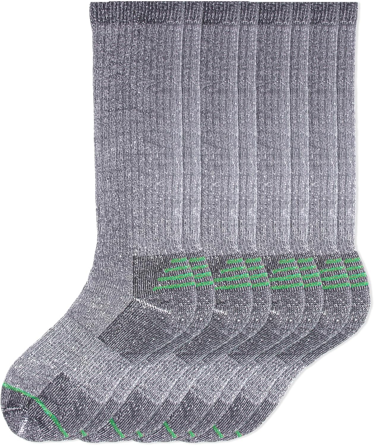 Burlington Men's Cushioned Work Crew Sock 4 Pair Pack