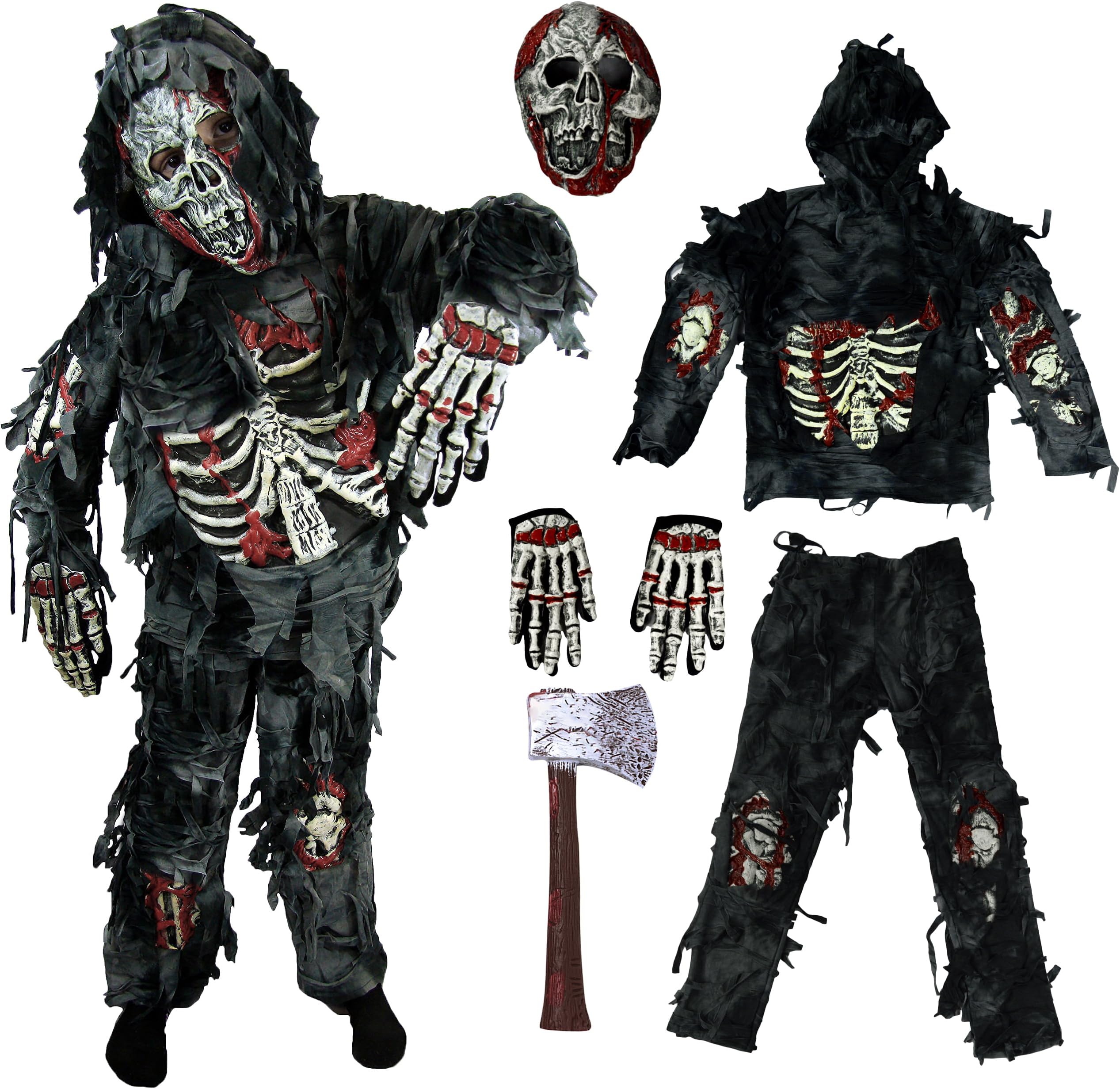 Spooktacular Creations Zombie Costume for Kids, Scary Halloween Costume for Boys, Halloween