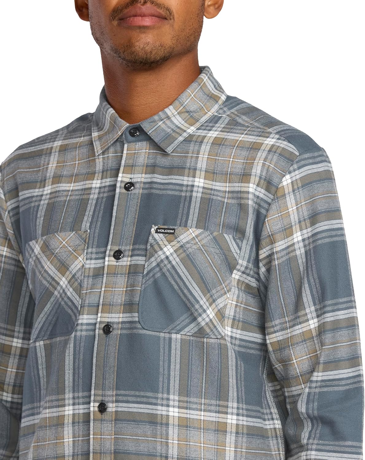 Volcom Mens Nerastone Long Sleeve Flannel Shirt - Image 5