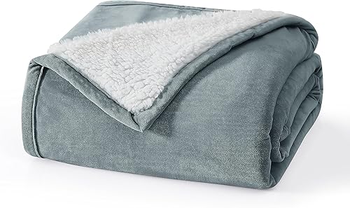 Miniatura 2 de UGG 23856 Bliss - Manta de sherpa totalmente reversible para sofá o cama, lavable a máquina, de fácil cuidado, suave felpa, mantas decorativas de