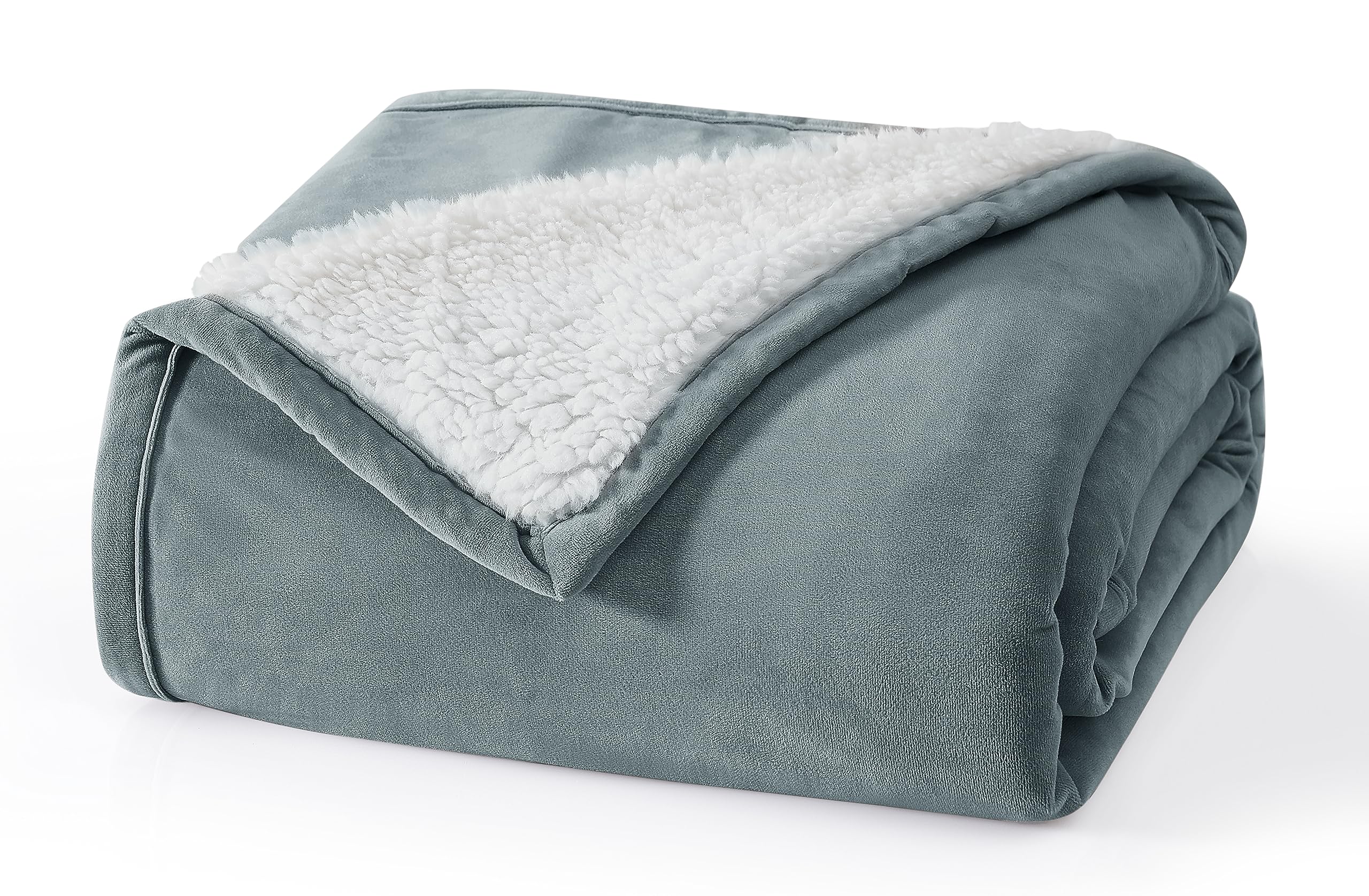UGG 23856 Bliss Sherpa Fully Reversible Throw Blanket for Couch or Bed