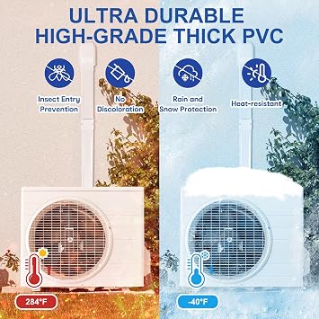 4 Line Set Cover Parts for Ductless Mini Split (Coupling)