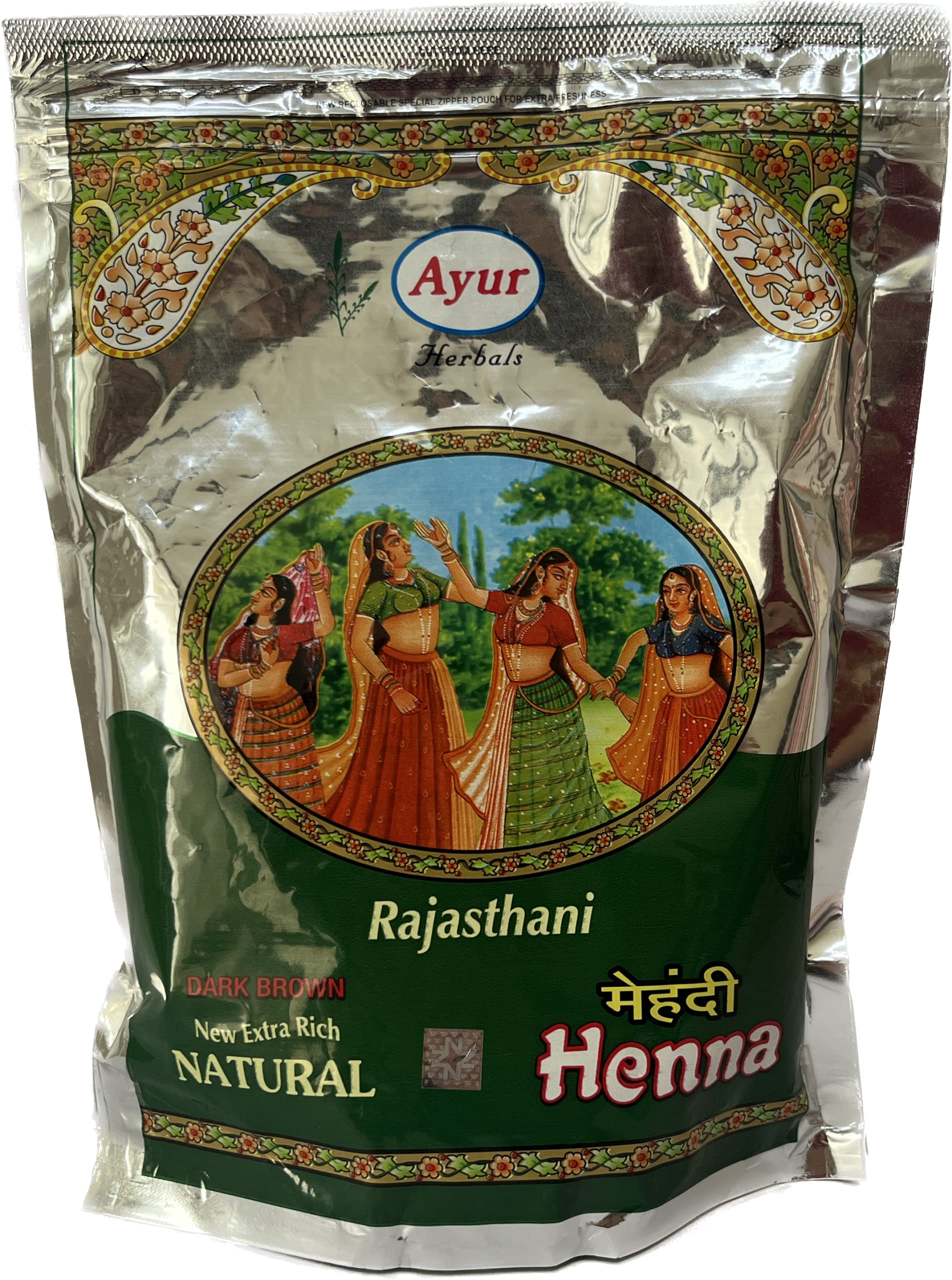 Ayur Herbal, NATURAL HENNA POWDER MEHANDI (1000 GM)-image-7