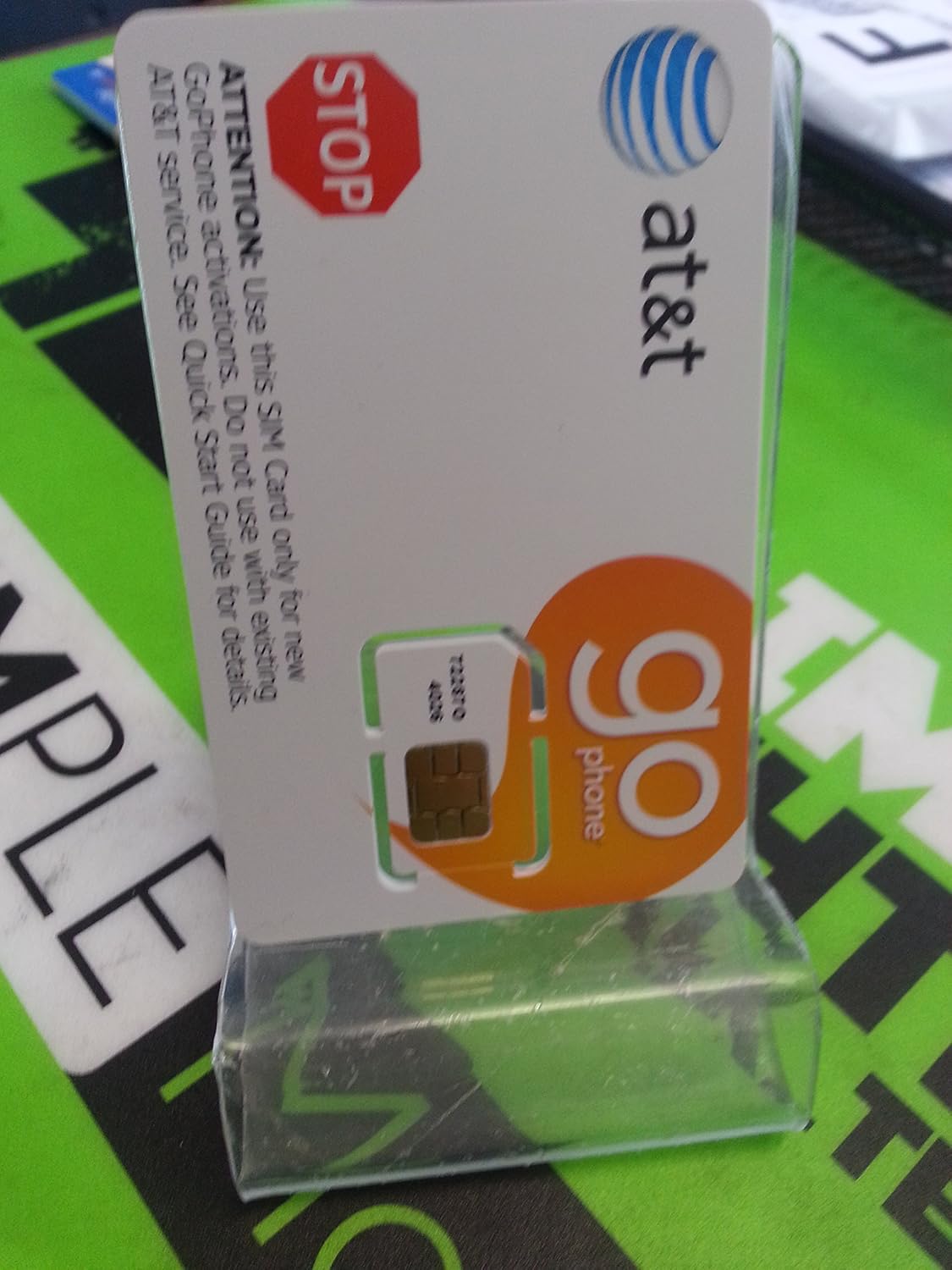 At&t Prepaid Sim Card Att Go Phone Sim Card With Free Signal Booster