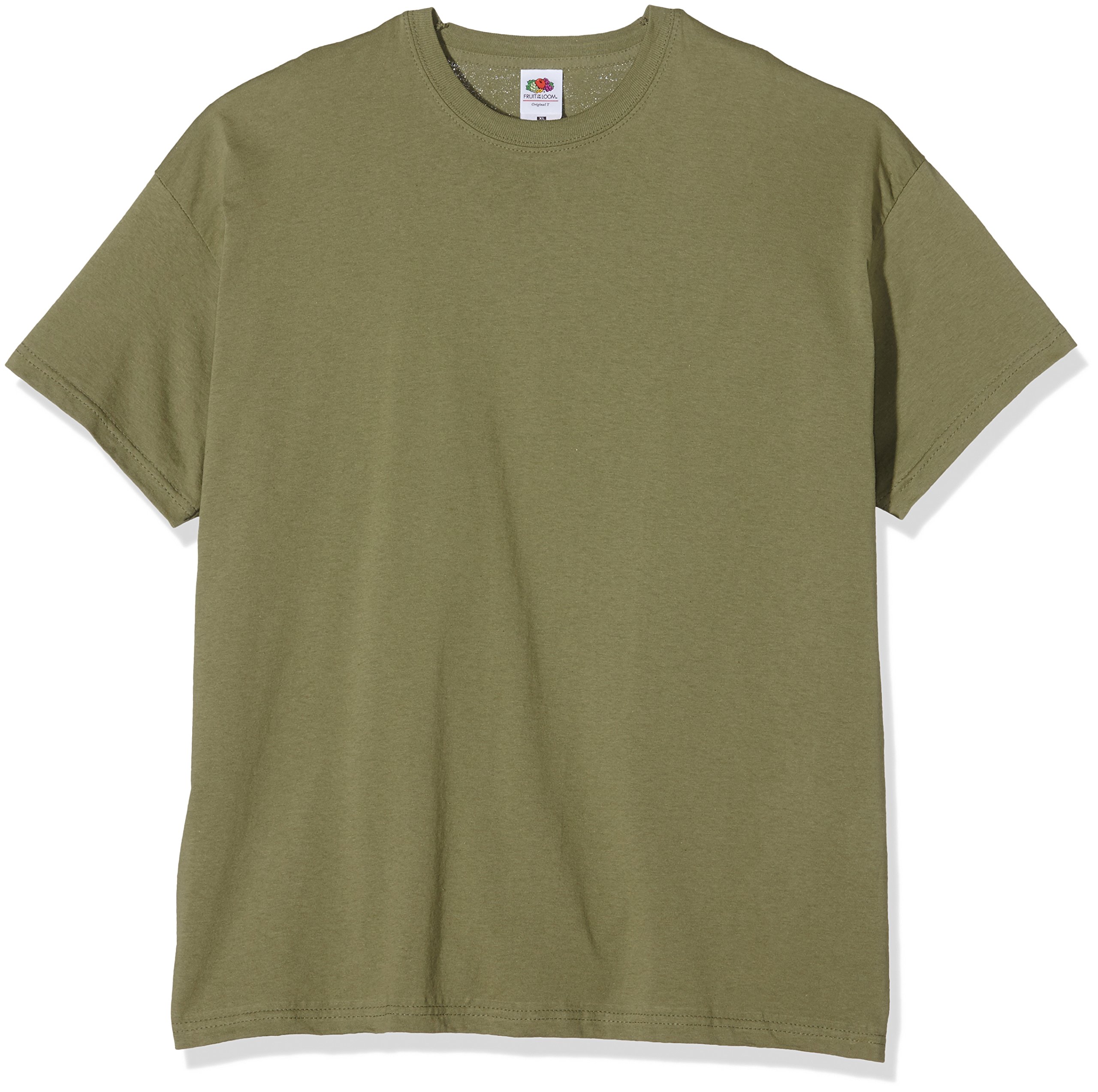 Fruit of the Loom Men's Original T. T-Shirt, Classic Olive, Medium