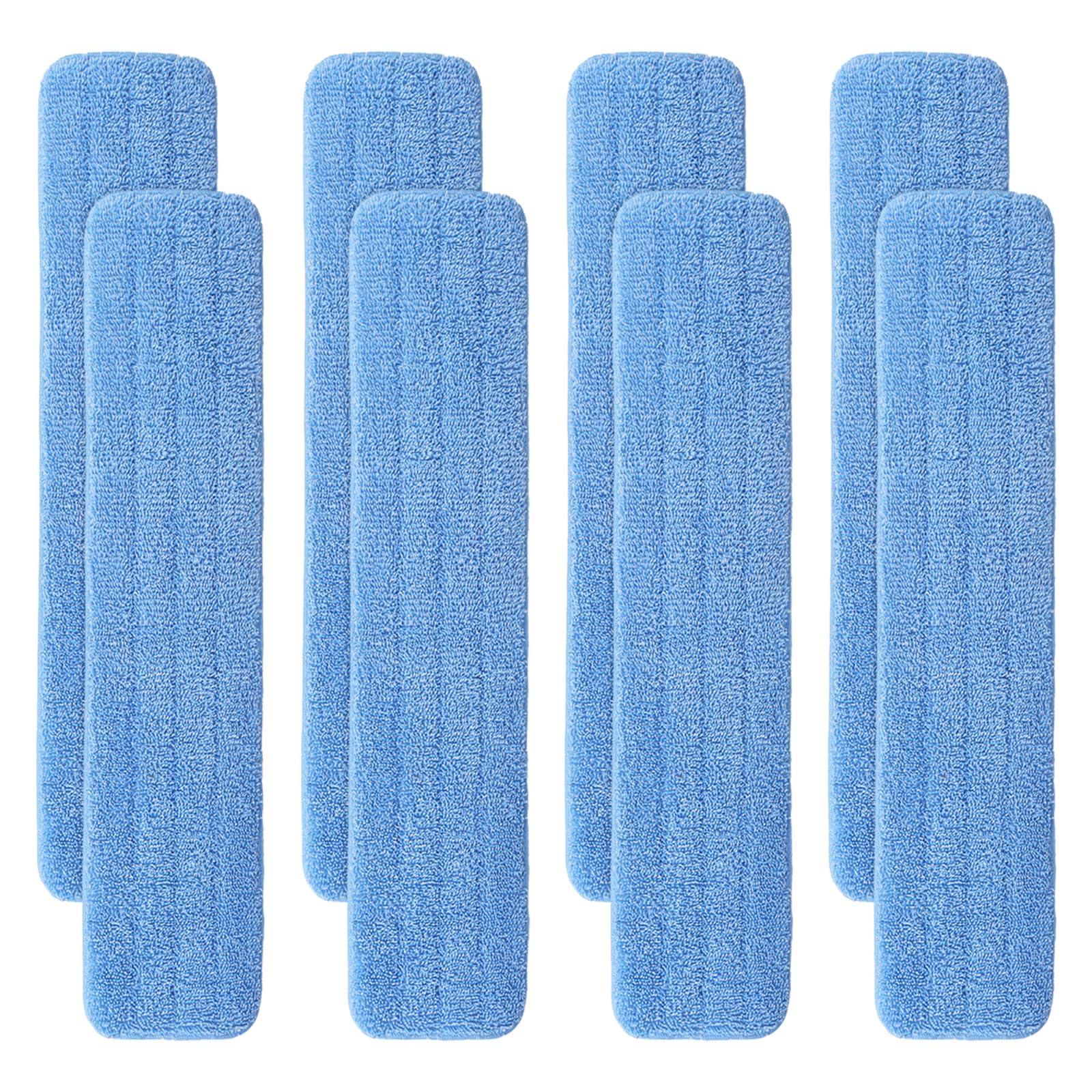 36" Microfiber Pad for Rubbermaid Commercial 36 Inch Mop Head - 8 Pack Replacement Wet &amp; Dry Commercial Reusable Cleaning Mop Refills Fit for Any Microfiber Flat Mop System 36"