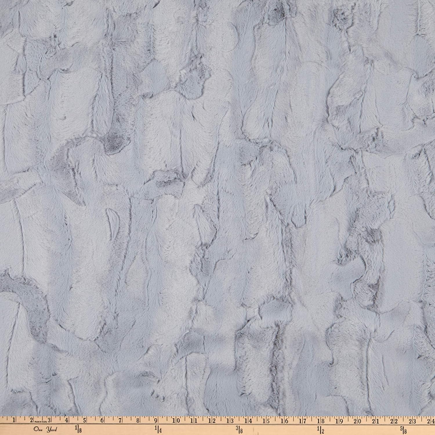 Shannon Minky Luxe Cuddle Mirage Charcoal, Fabric by the Yard