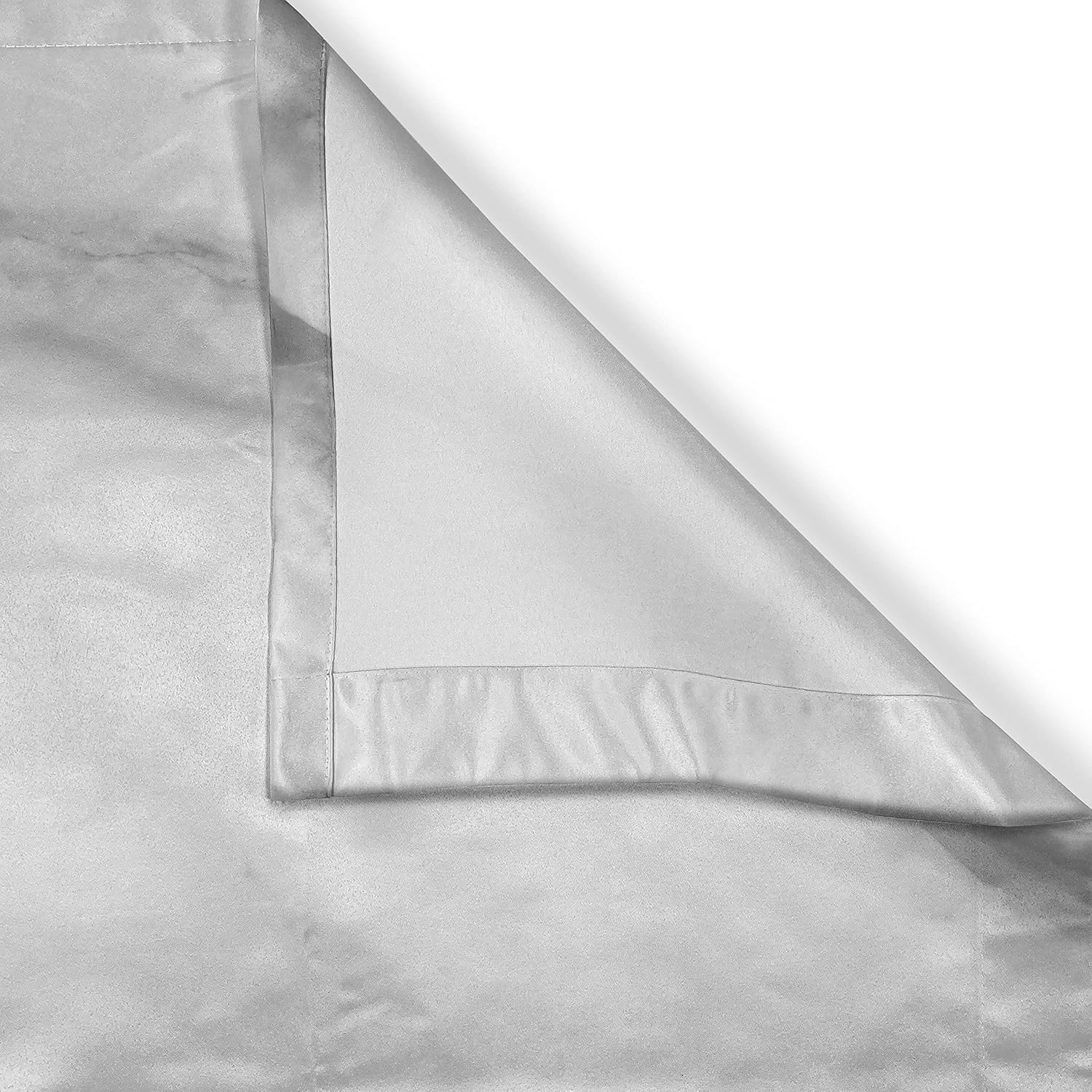 White Marble Print Polyester Kitchen Curtain Set