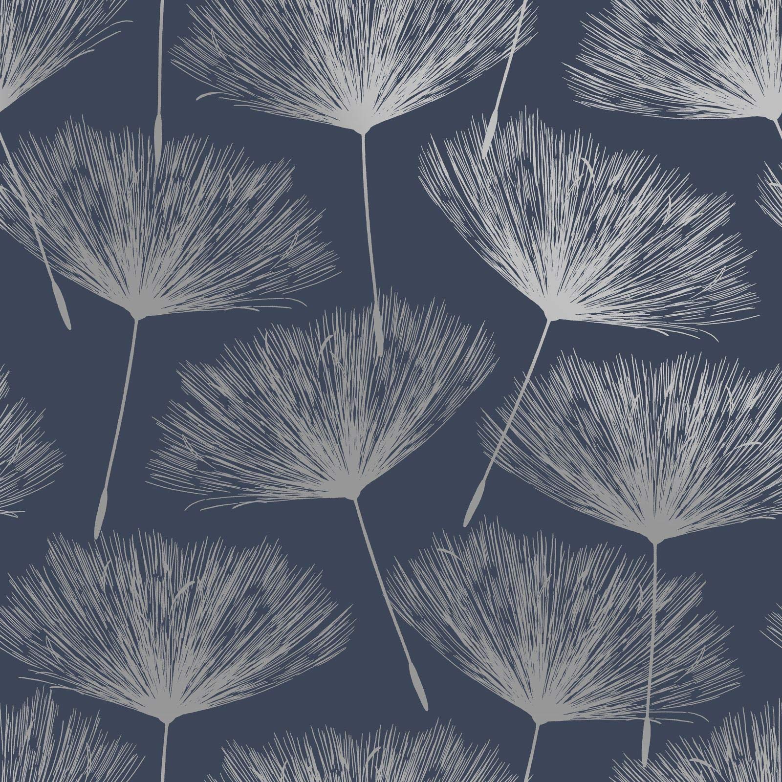 Holden Décor Holden Decor Glistening Fleur Navy Wallpaper 12922 from B&Q