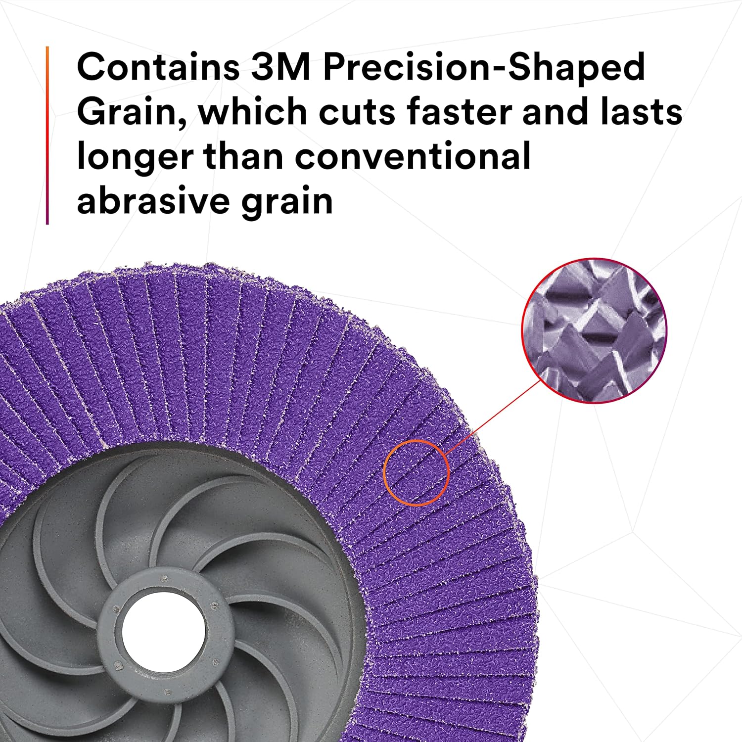 3M Flap Disc 769F, Type 27 Quick Change, 120+, 4-1/2 in x 5/8-11, High Performance Abrasive, Ceramic Precision-Shaped Grain Grinding and Finishing Disc, Carbon Steel, Stainless Steel : Industrial & Scientific