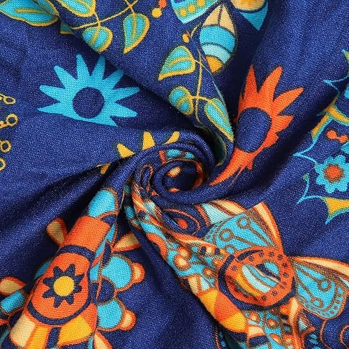 Miniatura 9 de hyha Fundas de sofá estampadas, fundas de sofá florales con fundas de cojín separadas, 2 piezas elásticas para sillón, protector de muebles lavable