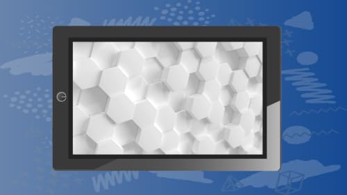 Quiet Geometric Hexagon Flow Sleep Music Screensaver for Fire TV – vue 8