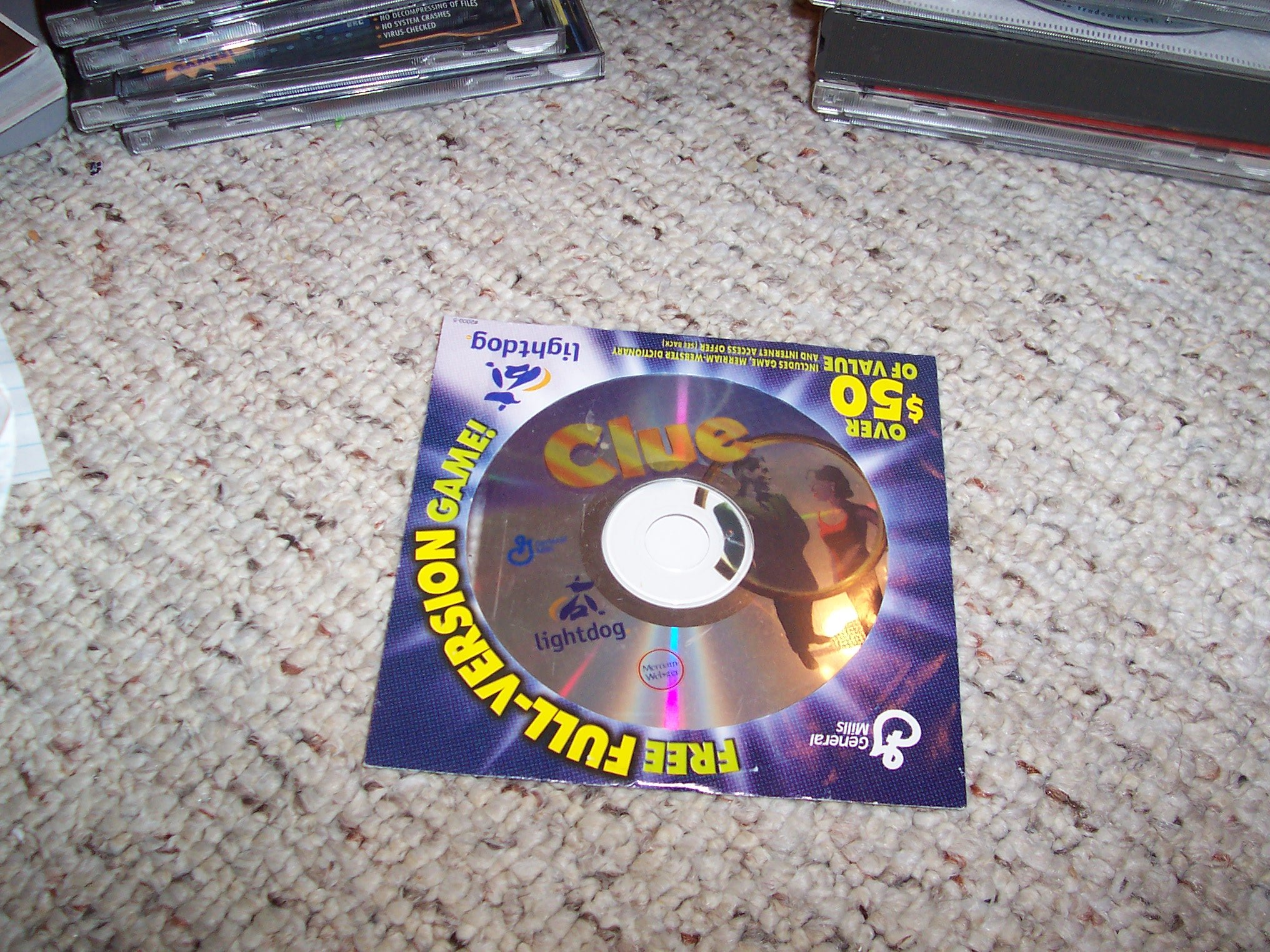 Clue game, General Mills, Lightdog