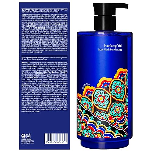 Miniatura 8 de Pyunkang Yul PKY Dancheong Gel de baño, limpieza hidratante, aromas naturales con aceites esenciales, inspirado en el Dancheong coreano resistente a